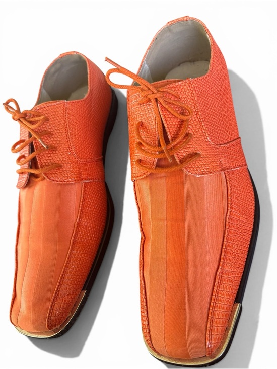 Viotti Orange Men\'s Lace-Up Derby Shoes main image 9